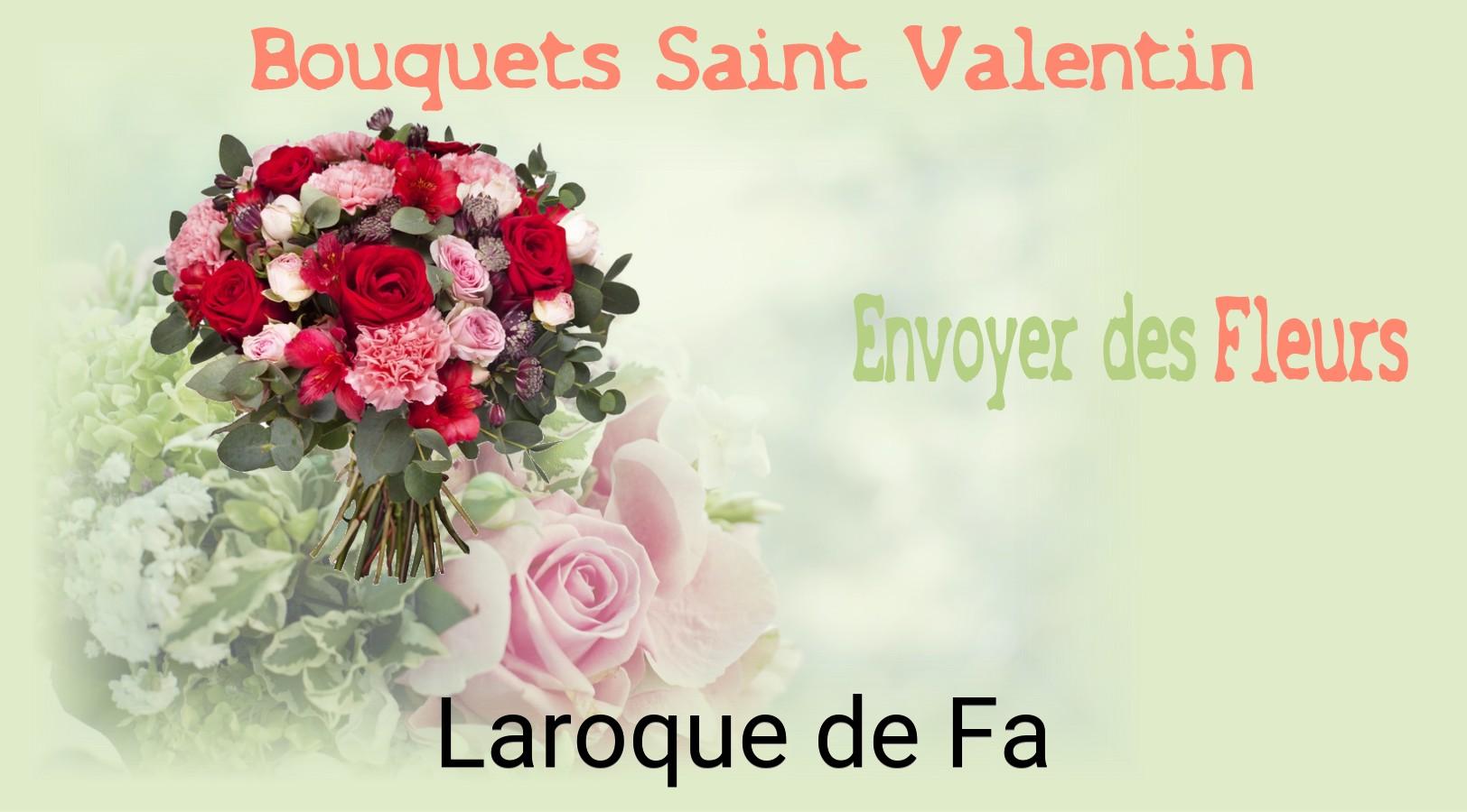 Roses de Saint-Valentin livrées à Laroque-de-Fa
